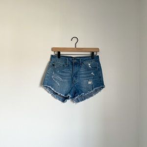 KanCan High Rise Jean Shorts - Size Large